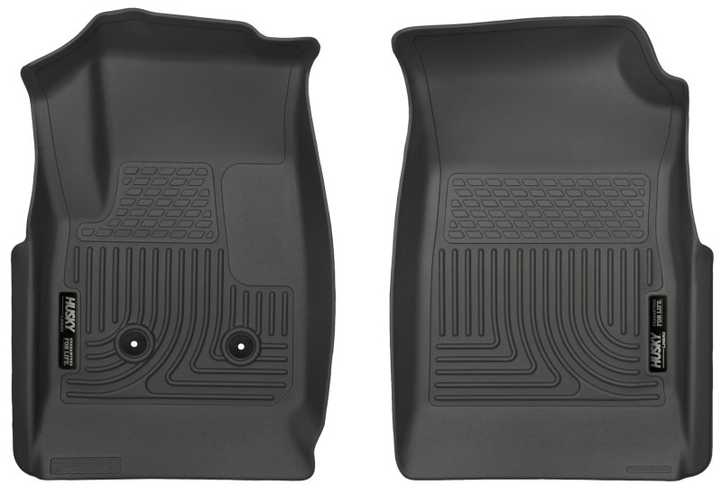Chevrolet Colorado Floor Mats - Front - Husky Liners - WeatherBeater WB Series - Black - `15-`27